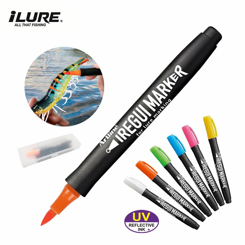 Fishing Lure Soft Plastic - Nova Caneta de Tinta Fluorescente UV