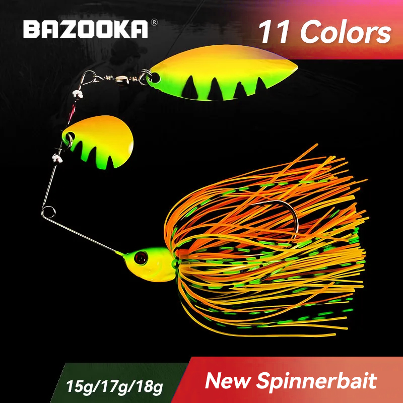 Fishing Lure Spinnerbait - Bazooka 15g 18g spinnerbait isca de