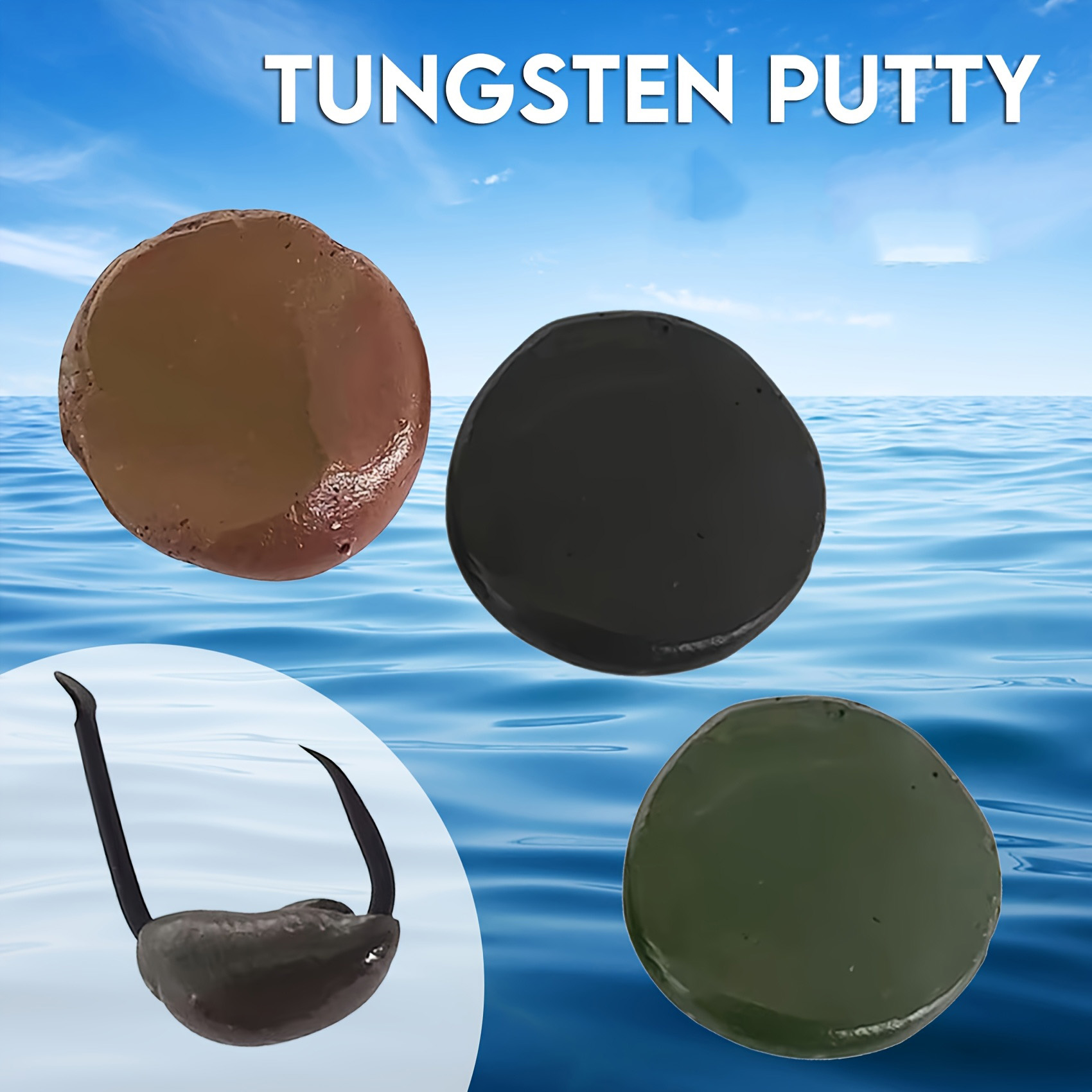 Fishing Lure Accessories - Massa de tungstênio 0,5 onças (15g)