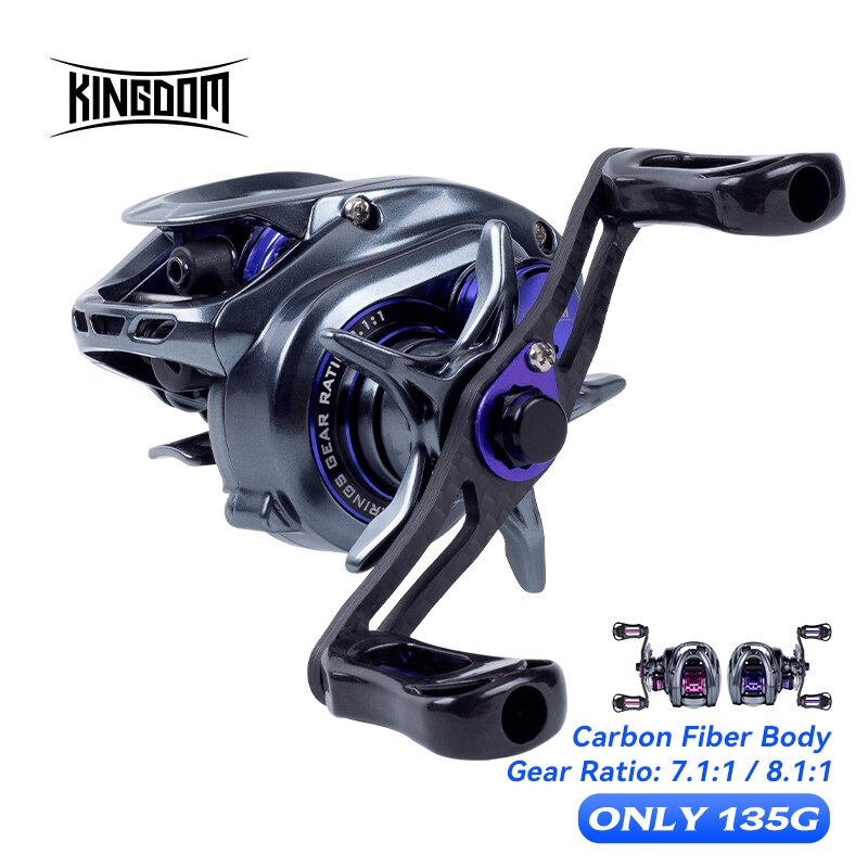 Kastking Reel Zephyr - Reino Baitcasting Carretel De Pesca 135g