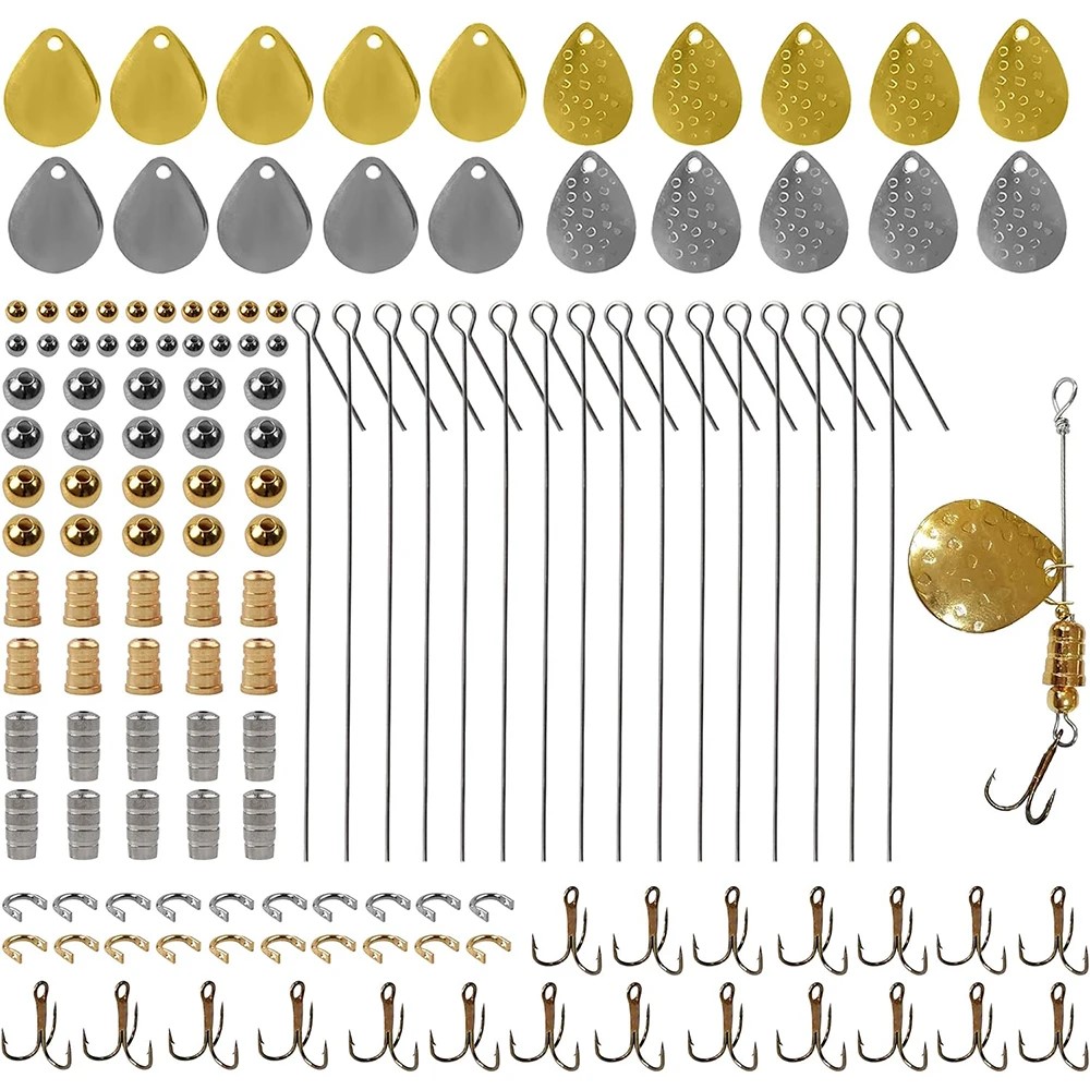Fishing Lure Blade Bait - 140 pçs kit de fabricação de