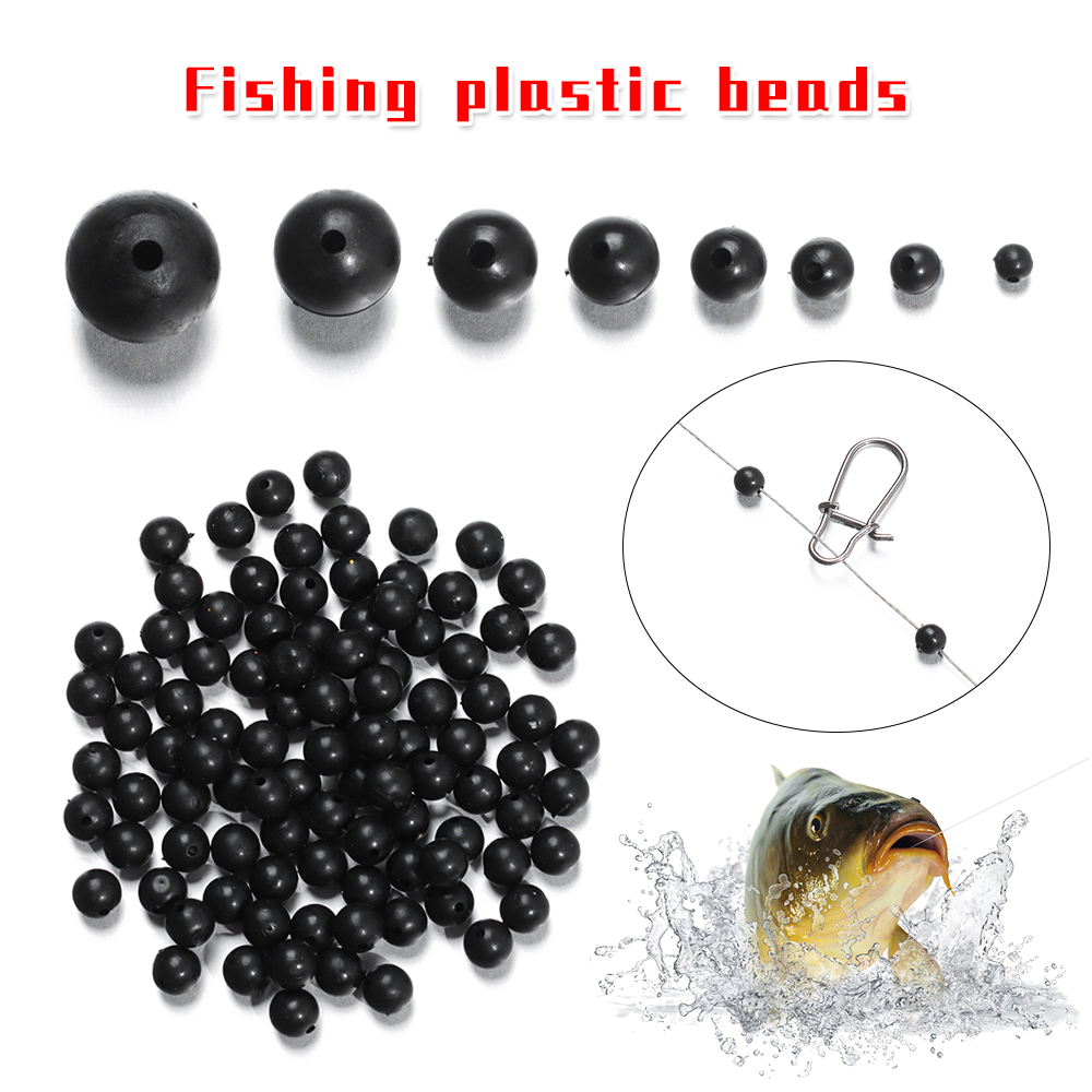 Fishing Lure Accessories - 100 contas de pesca espaço rolha