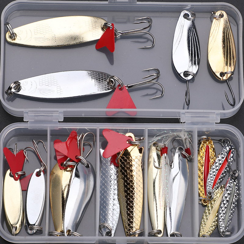Fishing Lure Spoon - Kit de Iscas de Pesca com