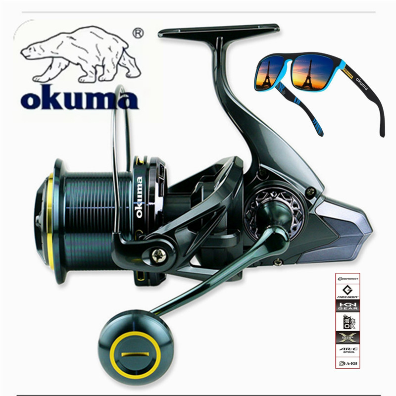 Abu Garcia Reel Max - Carretilha de Pesca OKUMA 9000-14000 de