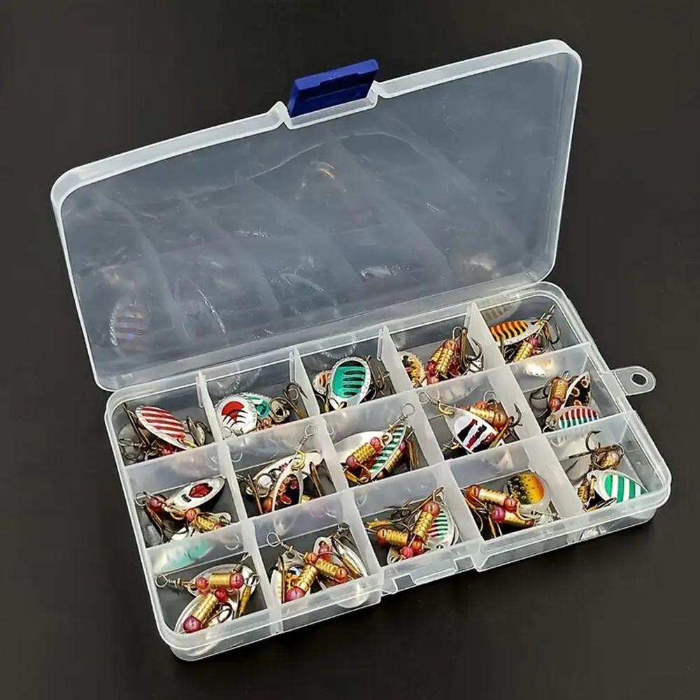 Fishing Lure Spinner - 30 Iscas de Pesca Giratórias de