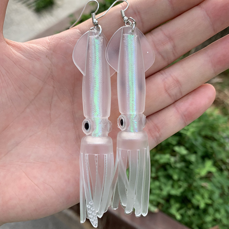 Noctilucência/tubo de cor lula - Fishing Lure Soft Plastic avaliação e preço