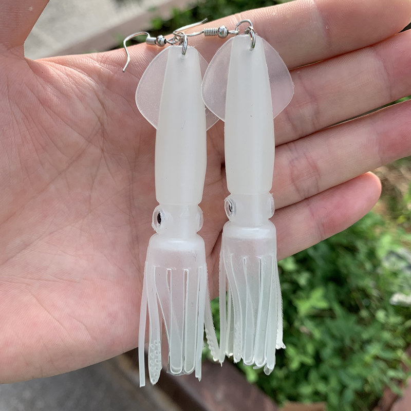 Noctilucência/tubo de cor lula - Fishing Lure Soft Plastic avaliação e preço