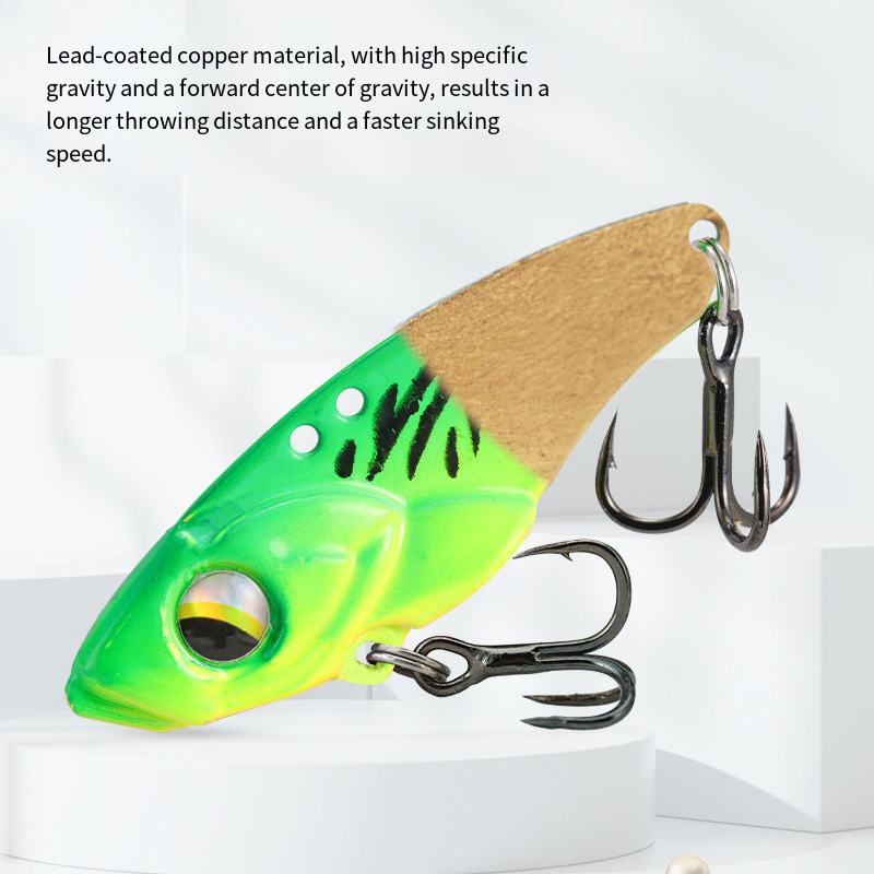 Isca Artificial Metálica VIB c - Fishing Lure Blade Bait avaliação e preço