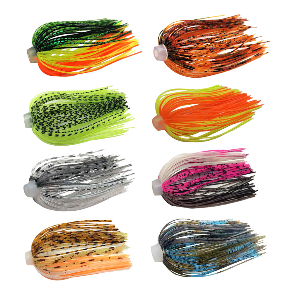5 pçs/lote 88 fios 64mm saias  - Fishing Lure Buzzbait avaliação e preço