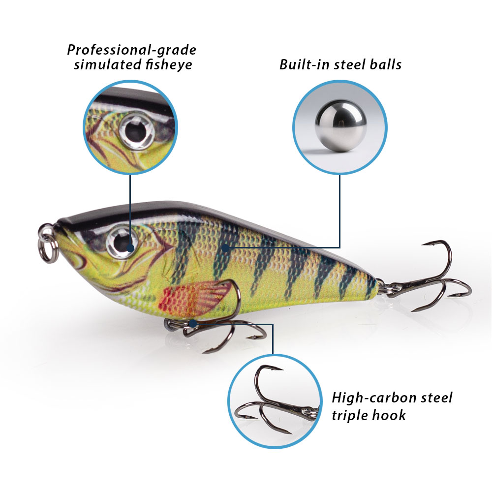 Isca Artificial Jerkbait para  - Fishing Lure Jerkbait avaliação e preço