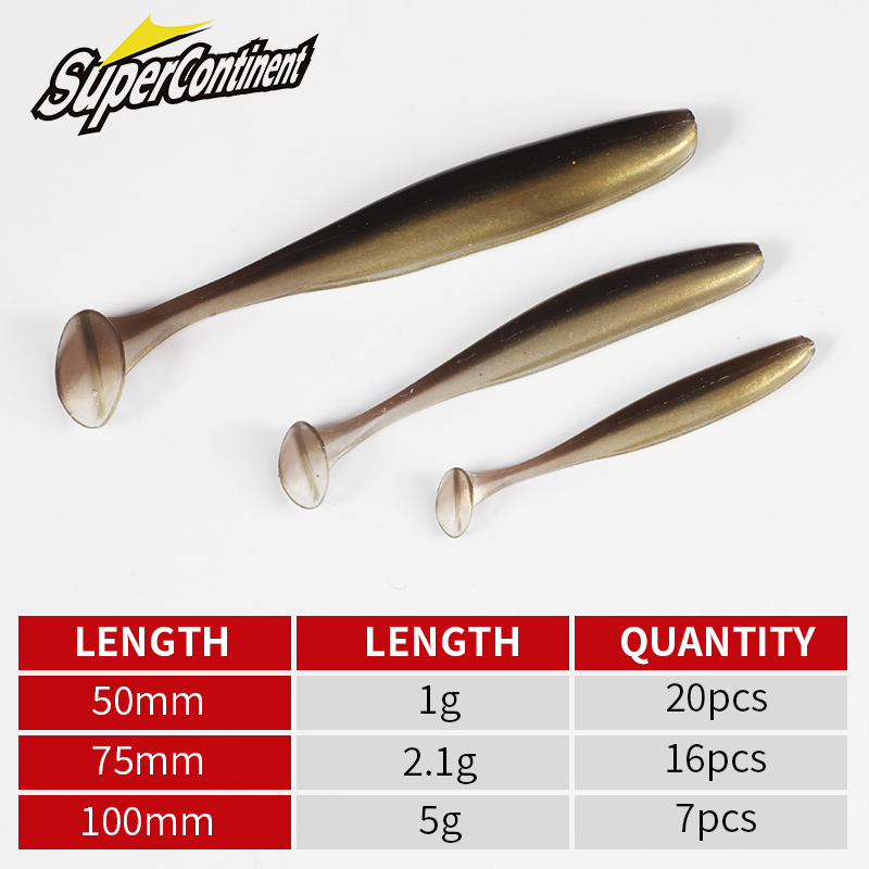 2020 novo supercontinente isca - Fishing Lure Soft Plastic avaliação e preço