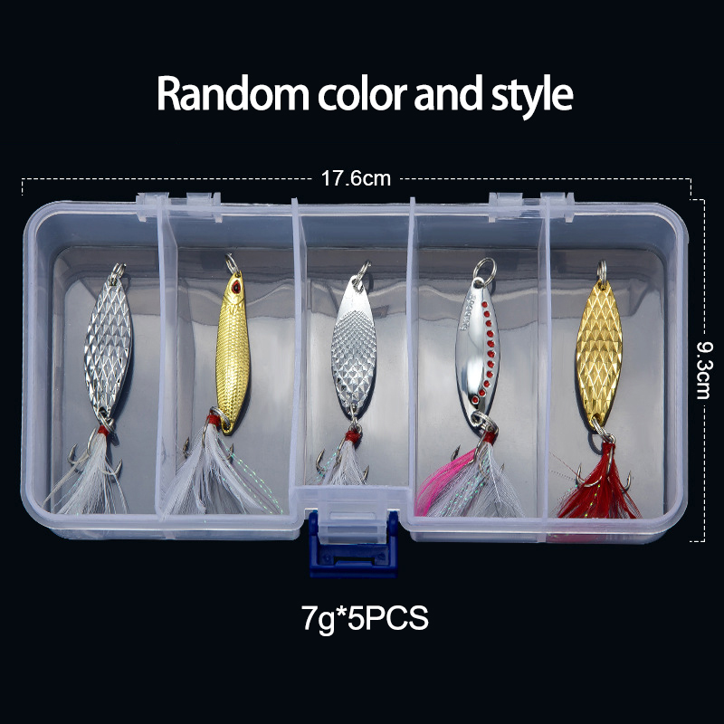 Colher de metal girador isca d - Fishing Lure Spinnerbait avaliação e preço