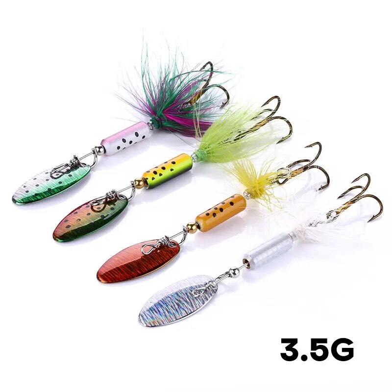 Metal vib iscas 1 pçs 3.5g pen - Fishing Lure Spoon avaliação e preço