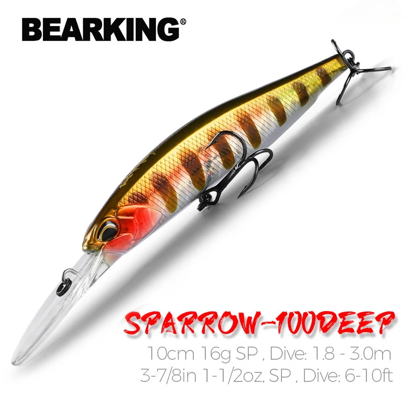 Bearking 10cm 16g super ímã si - Fishing Lure Jerkbait avaliação e preço