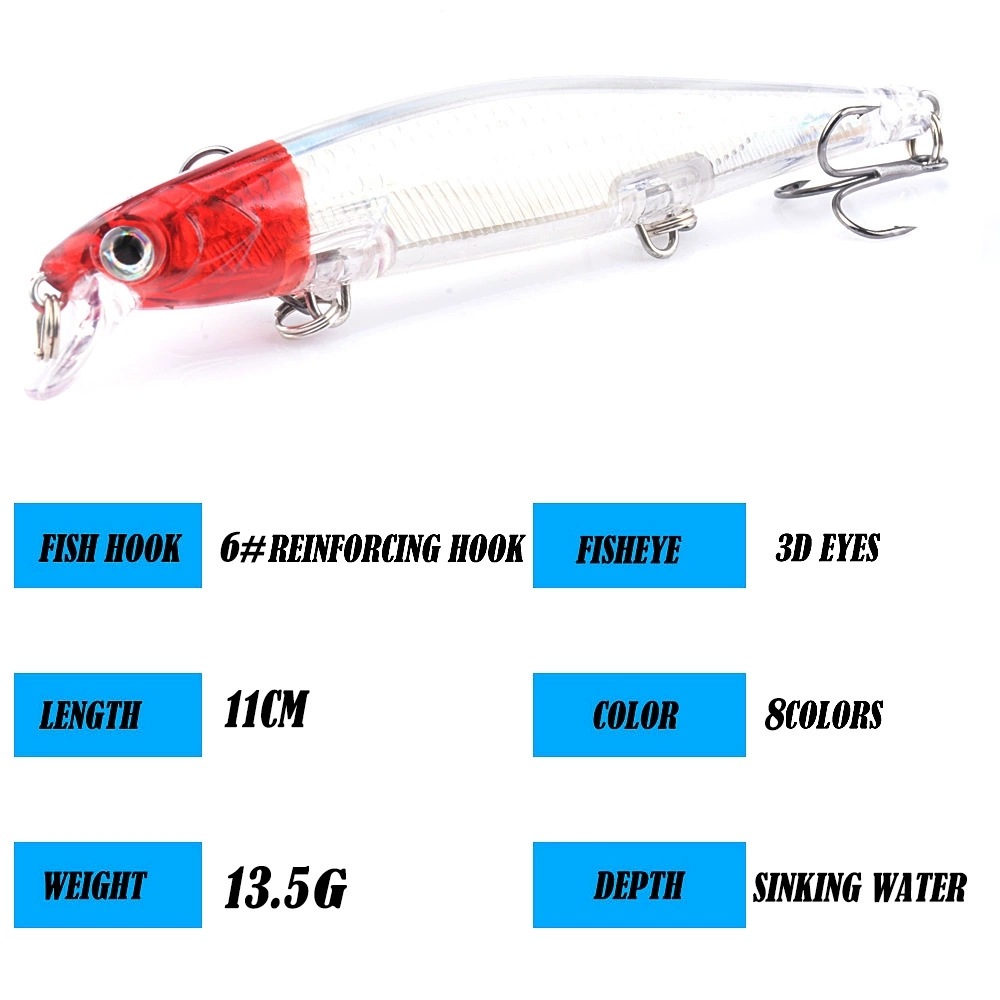1pc laser afundando minnow isc - Fishing Lure Jerkbait avaliação e preço