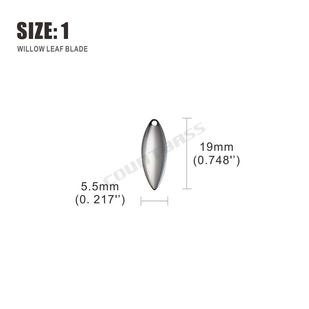 Countbass 50 peças tamanho 1-6 - Fishing Lure Spinnerbait avaliação e preço