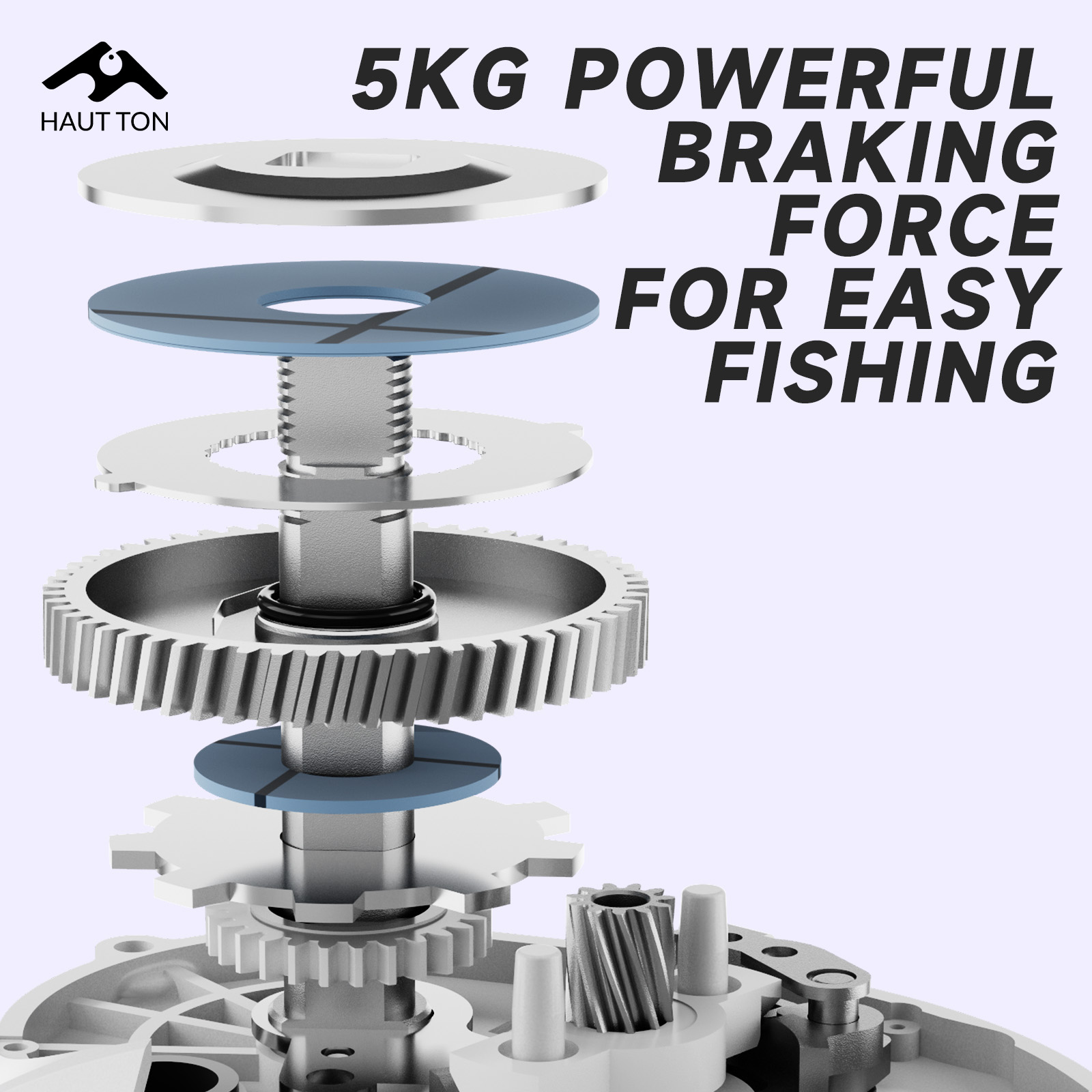 HAUT TON AP200 144G Lightweigh - Kastking Reel Zephyr avaliação e preço