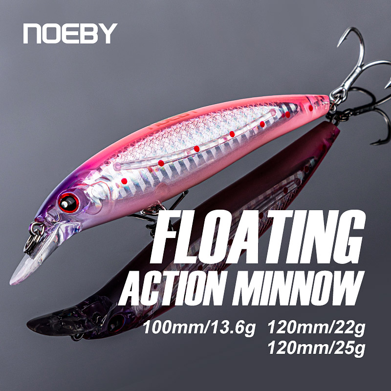 Noeby 100mmm 14g 120mm 22g jer - Fishing Lure Jerkbait avaliação e preço
