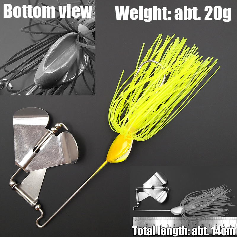 Wusanban Lunker Spinner Iscas  - Fishing Lure Blade Bait avaliação e preço