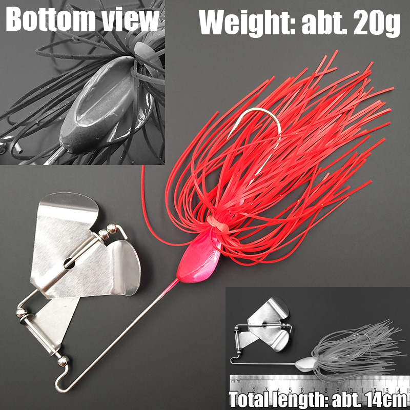 Wusanban Lunker Spinner Iscas  - Fishing Lure Blade Bait avaliação e preço